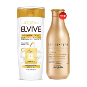KIT LOREAL ELVIVE SHAMPOO + ABSOLUTE REPAIR CONDITIONER - 200ml