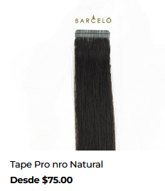 EXTENSIÓN HUMANA BARCELÓ TAPE PRO Natural -18” - Imagen 2